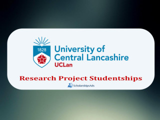 PHD STUDENTSHIPS AT UNIVERSITY OF CENTRAL LANCASTERSHIRE