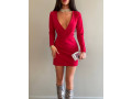 robe-de-soiree-plissee-plissee-et-froncee-asymetrique-en-fausse-fourrure-velours-pour-femme-small-0